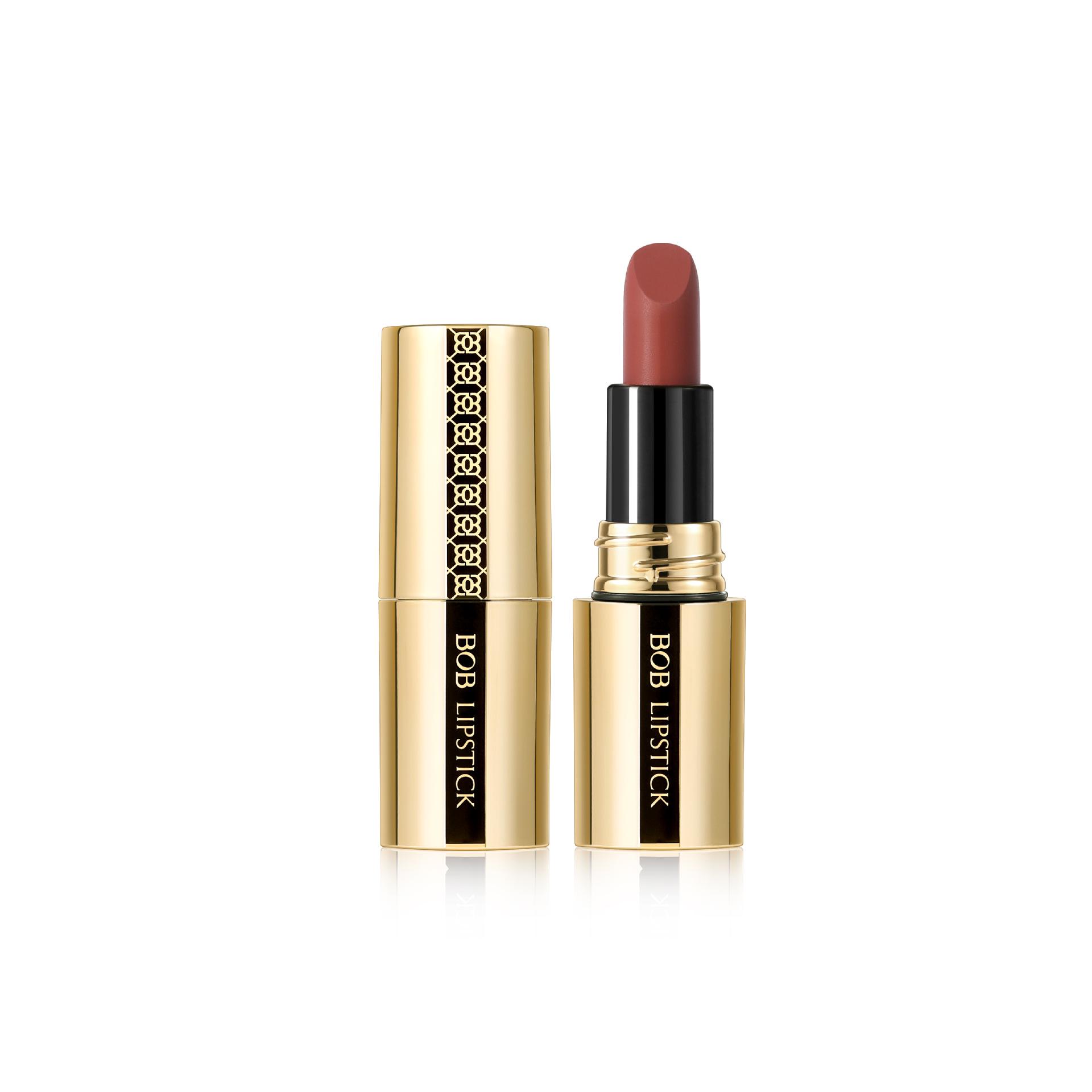 

Bob Velvet Long-Lasting Matte Gold Lipstick: Non-Transferring Nude, Brightening, High-End Makeup 3.9g