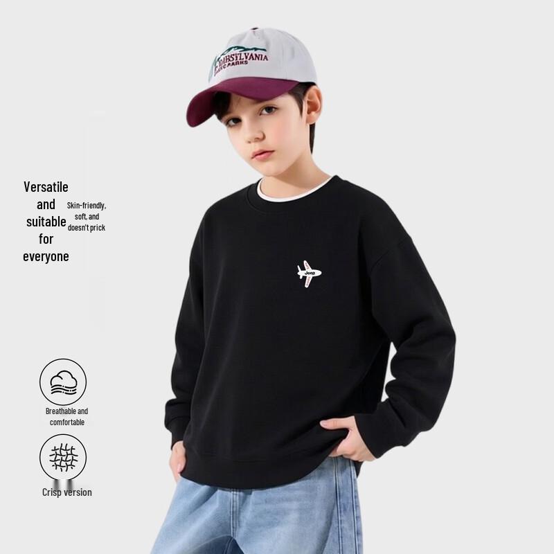 JEEP Kids Casual Crewneck Long-Sleeve Sweatshirt