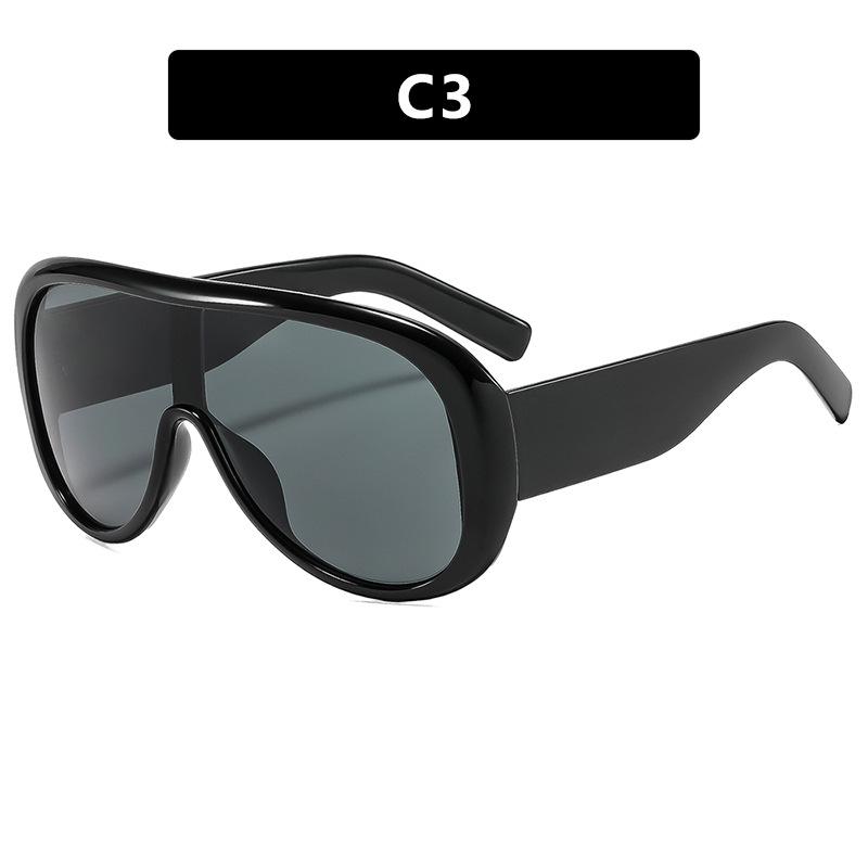 2026 New One-Piece Lens Oversized Sunglasses Fashion Trendy Style UV400 for Music Festivals Streetwear Unisex Retro Design