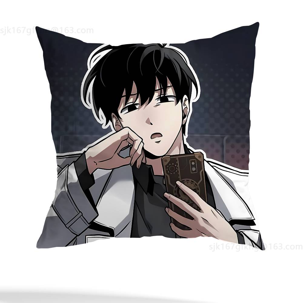 Anime Omniscient Reader Viewpoint Pillow Case Square Double-Sided Printing Short Plush Sofa Cushion Cover Bedroom Bedside Pillow