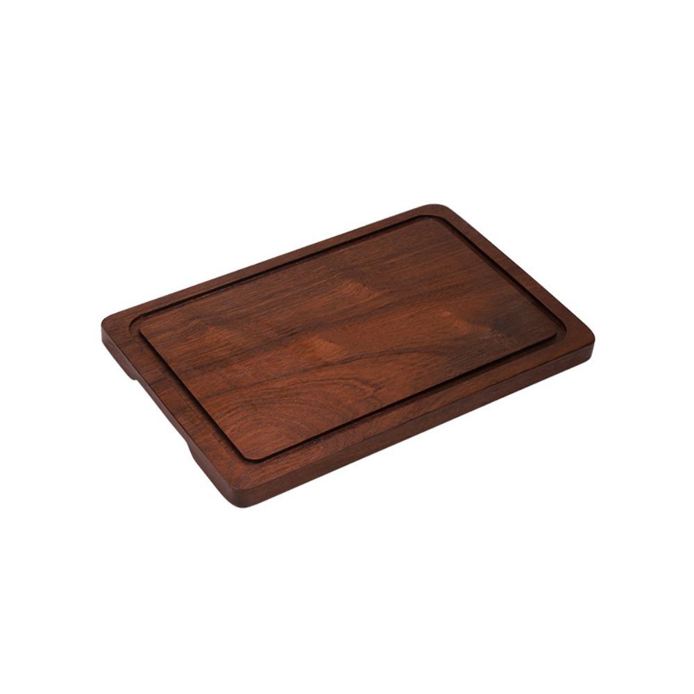 

Гладкий поднос для стейка квадратный западная еда деревянная доска легко моющаяся тарелка для пиццы ресторан S-Style A