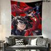 Persona Wall Tapestry Aesthetic Wall Hanging Printed Fabric Blanket Decorative Tapestries for Bedroom Living Room Home Decor
