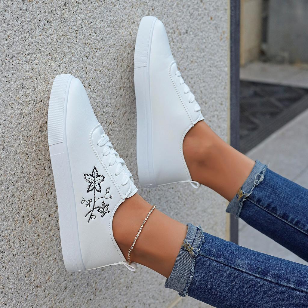 Spring and Autumn New Round Head Comfortable Casual Sports Shoes Fashion Light-mouth Lace-Unslip Anti-Shearing Vulcanized Shoes