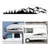 Klaxib RV Motor Home Side Body Window Bumper Sticker Large Mountain Tree Decal Sticker Decoration for Car RV Truck