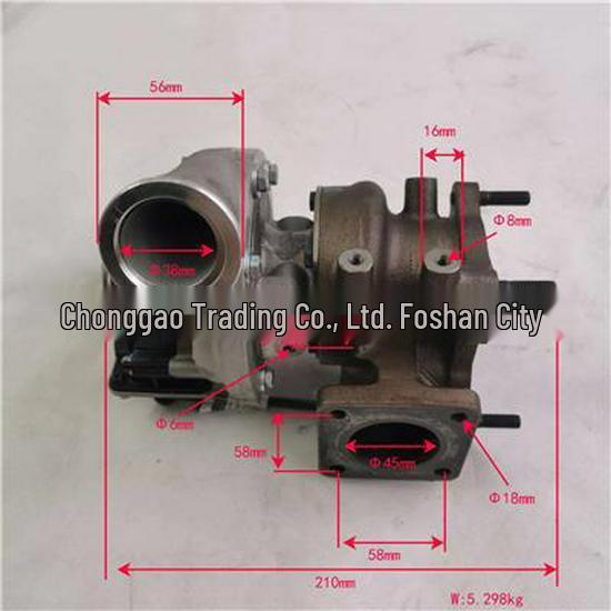 Foton Turbocharger Assembly PM40004196 Compatibility