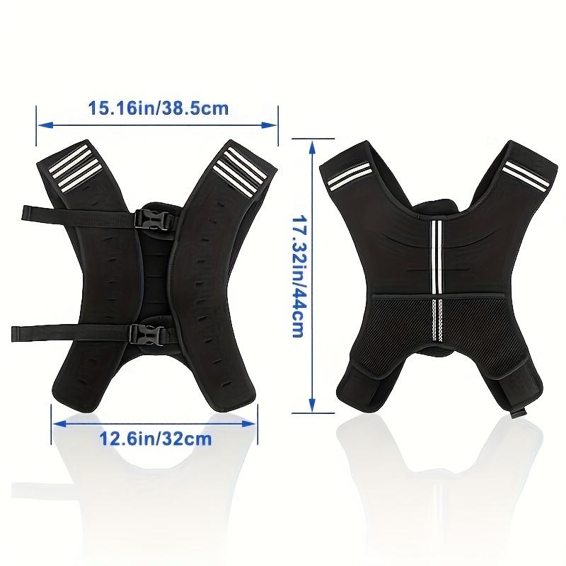 Men's and Women's Adjustable Weight Vest - Breathable and Durable Fitness Vest, Perfect for Running, Weight Training, and Martial Arts