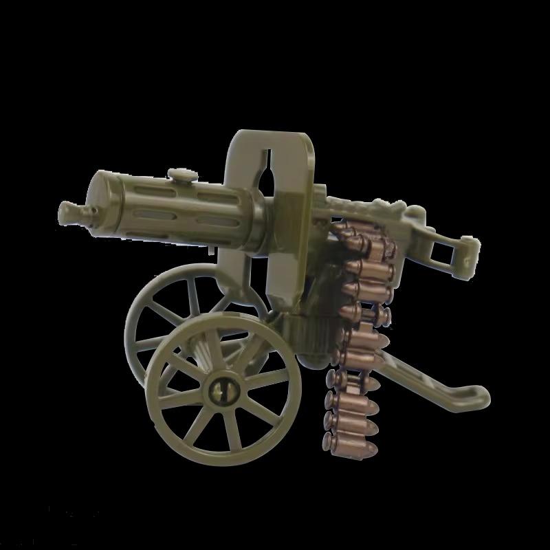 MOC Militär SWAT Waffe WW2 Spielzeugpistole Sandsackkanone Bausteine Ziegel Spielzeug für Kinder Kinder Geschenke DIY Spielzeug Militär