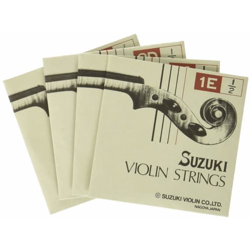 Suzuki Violin Manufacturing (SUZUKI) Violin String Set for 1/2"-1/4" Violins