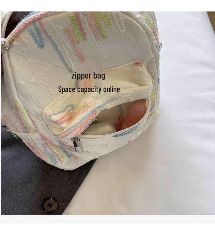 Adorable Mini Backpack for College Women's Spring Outings - Soft Girl Shoulder Bag