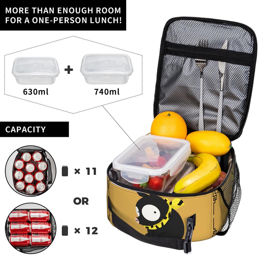 A-Adopts Me Lunch Box  Casual Lunch Box Work Lightweight Thermal Tote Handbags For Women Oxford Graphic Cooler Carrier