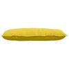Back Cushion Light Yellow 100 x 19 x 50 cm Fabric