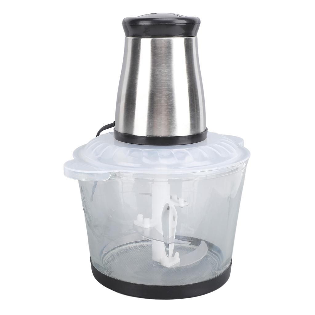 Elektrisk foodprosessor med 300W motor 3L SUS Elektrisk mathakker for kjøtt grønnsaksfruktnøtt