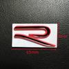 Metal Car Decals for  VW R Line Golf 8 Beetle Scirocco Passat Sharan Tiguan Jetta Trunk Sticker Fender Side Badge