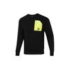 Sweatshirts Men's Black Crew Neck Moderate Regular 535130-01