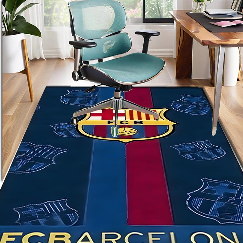 Tappeto con Fantasia Squadra di Calcio, Tappetino Interno/Esterno, per Picnic, Sala Giochi, Camera da Letto, Ufficio, Soggiorno, Tappeto Decorazione Casa, Regalo di Compleanno