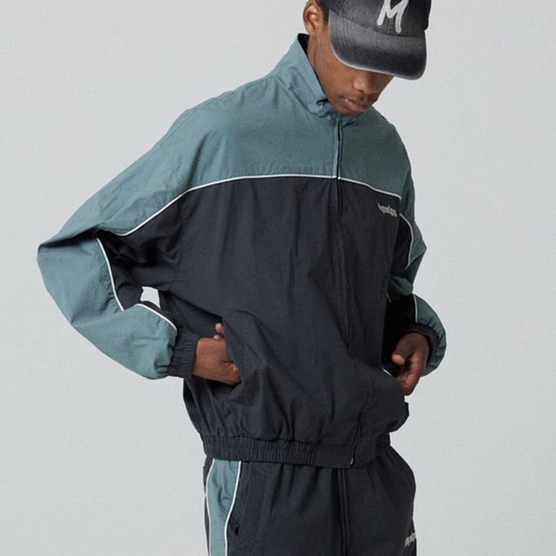 MAGOODGAN Headwear 9302 Chain-Embroidered Gray Denim Ball Cap