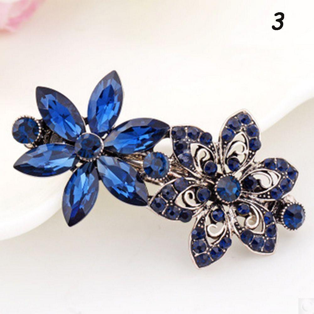 

Девочки Стразы Цветы Металлические Аксессуары Бабочка Модная Заколка Для Волос Шпилька Заколка Для Волос