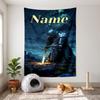 Holy Knight (1) Customizable Name Decorative Wall Tapestry Ideal Choice for Wall Decor In Bedrooms Living Rooms Dorms and Home