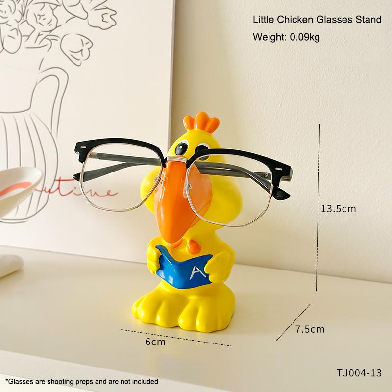 

Creative Little Chicken Glasses Storage Rack Animal Stand Ornament Glasses Storage Holder Glasses Store Props Decoration