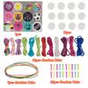 DIY Friendship Bracelet Handmade Kit Craft Set Christmas Gifts Craft Set with Colorful String  Birthday Gifts Beading Kits