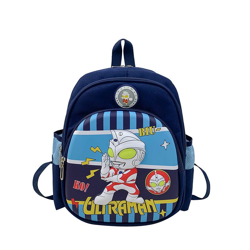 

Рюкзак для начальной школы новый для мальчика большой вместимости легкий рюкзак с жестким корпусом мультяшный анимационный маленький рюкзак темно-синий