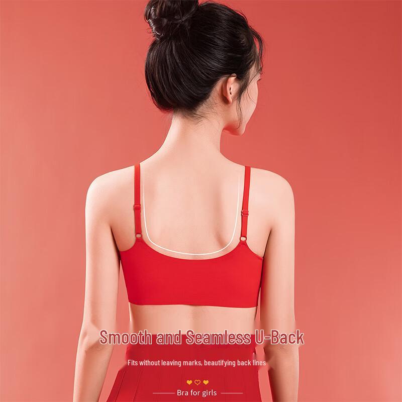 LangSha Girls' Red Lucky Underwear Set