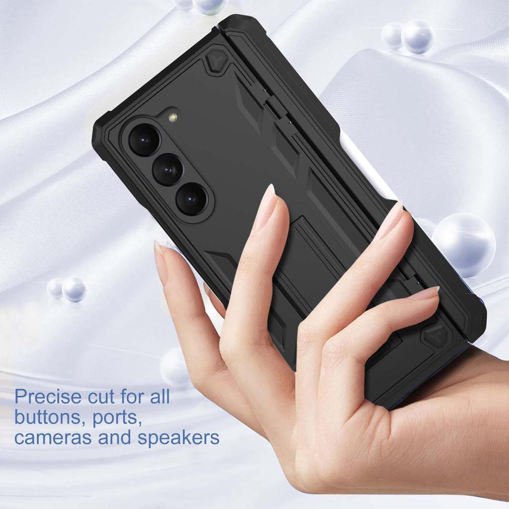 GW30 Kickstand Phone Case for Samsung Galaxy Z Fold5 5G Hard PC Protective Cover with Pencil Slot