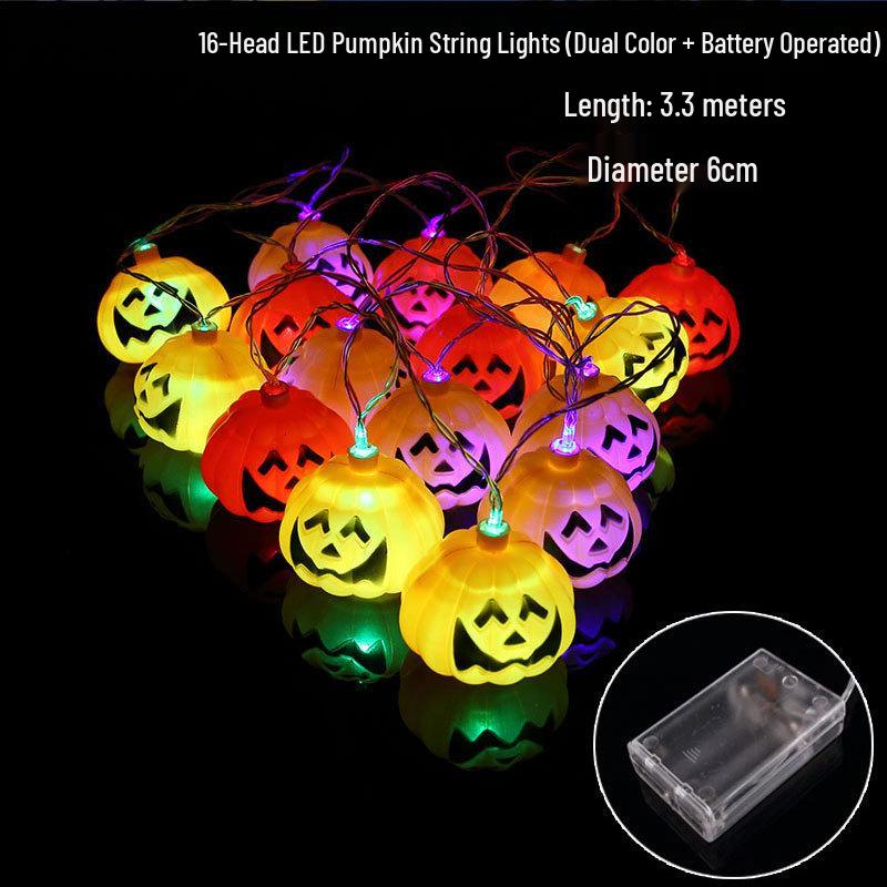 Halloween Pumpkin Lantern String Lights for Party & Bar Decorations