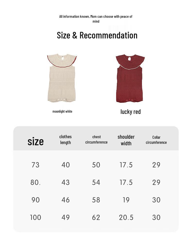 LELE JOVE Kids Knitted Romper