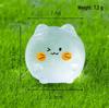 Adorable Luminous Cat Resin Ornament for DIY Micro Landscapes