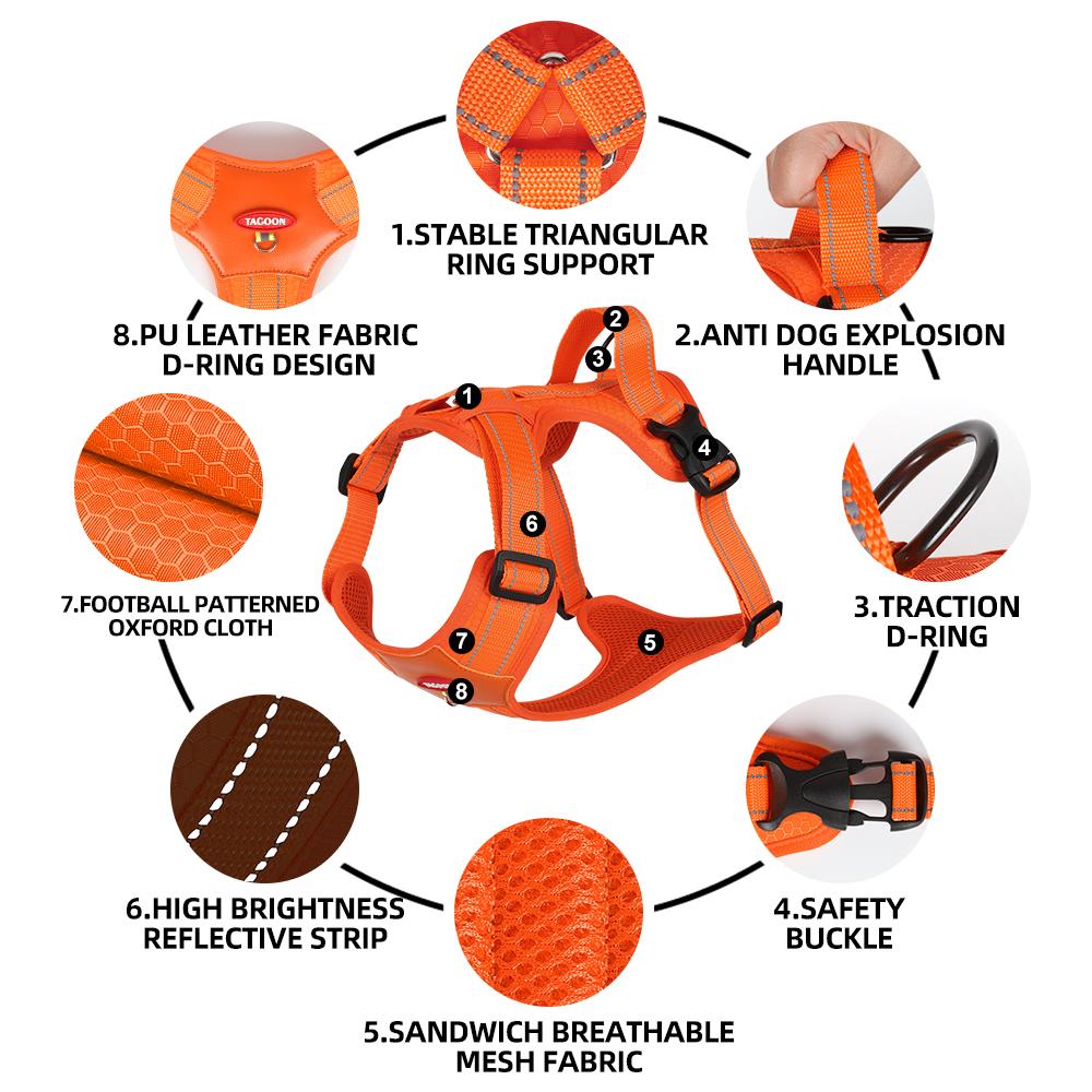 Pettorina Riflettente per Cane Dobermann Cane Medio Grande Gilet Tattico Cane Grande Pettorina Impermeabile Accessori per Animali Domestici Forniture