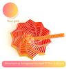 Star-Shaped Hexagonal Color Fractal Model With Handle To Expand Sensory Desktop Decompression Decoration Small Ornaments