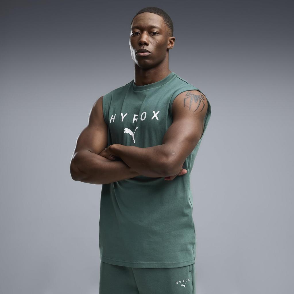Sporty UNISEX PUMA X HYROX CUTOFF Tank Top 527176 Herb Garden [PUMA] (69)