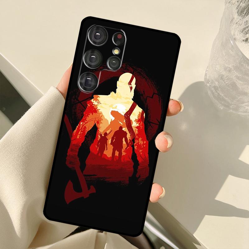 God of War Hülle Für Samsung Galaxy S25 S24 S23 S22 S21 S20 Ultra S9 S10 Plus S21 FE S25 FE Rückabdeckung