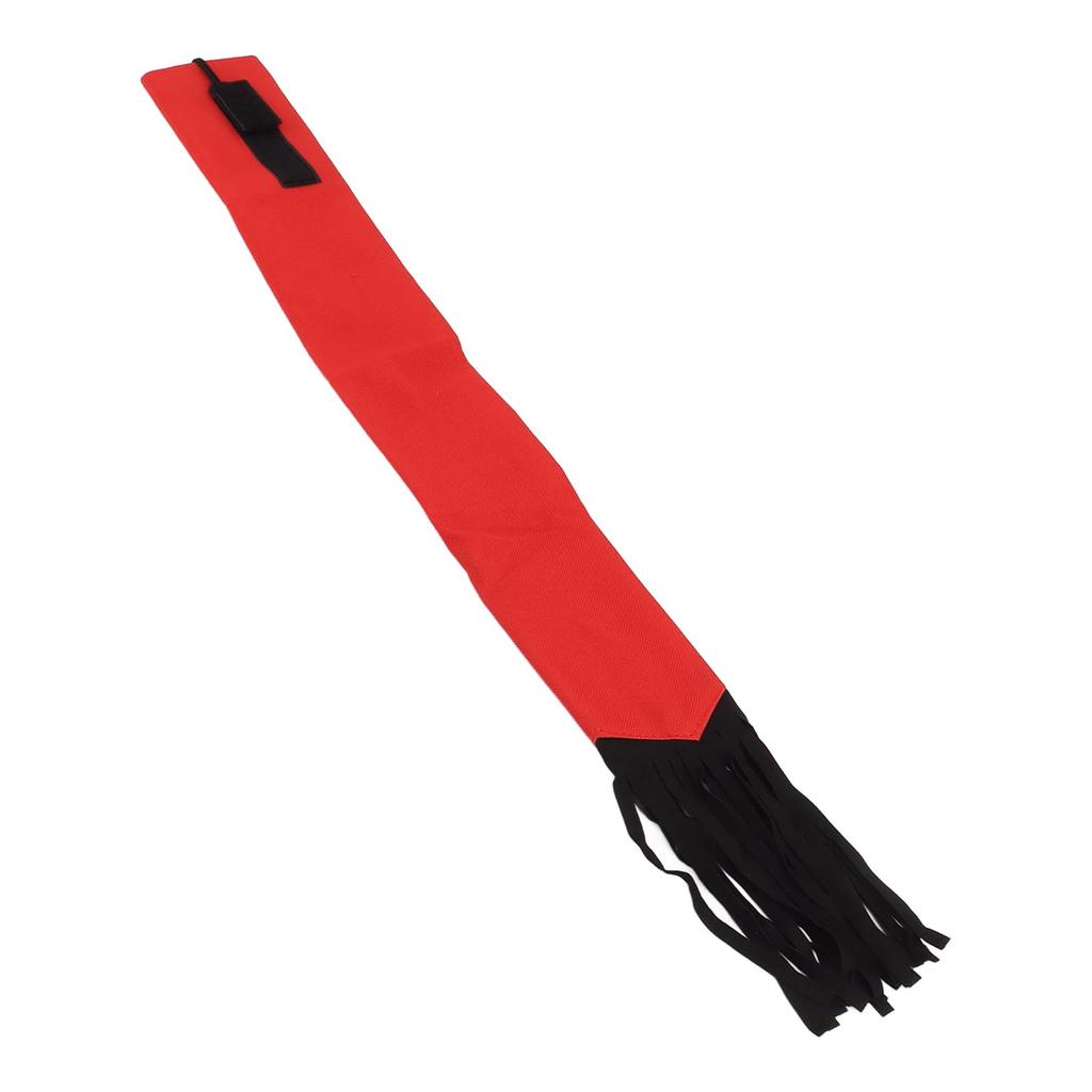 Horse Tail Bag Horsetail Protector Non Woven Fabric Horsetail Guard Anti Bite Anti Dirt Horse Grooming Supplies with Fringe Red