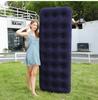 Portable Inflatable PVC Air Mattress - Thickened, Flocked, and Ideal for Camping