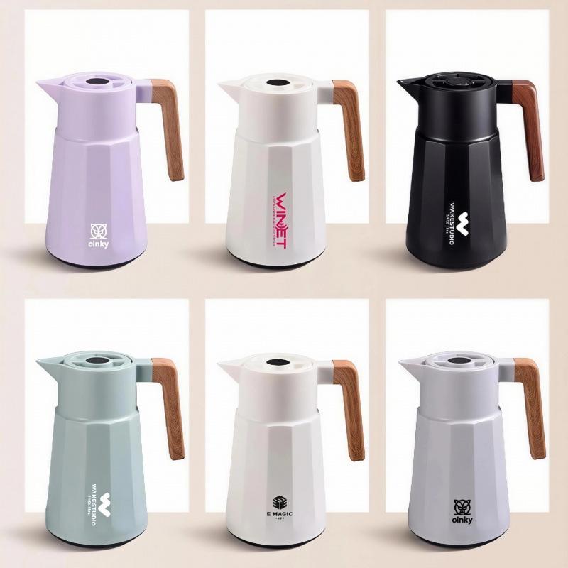 European Style Large Capacity Insulated Smart Thermos Flask - Perfect for Home, Coffee, and Office Use