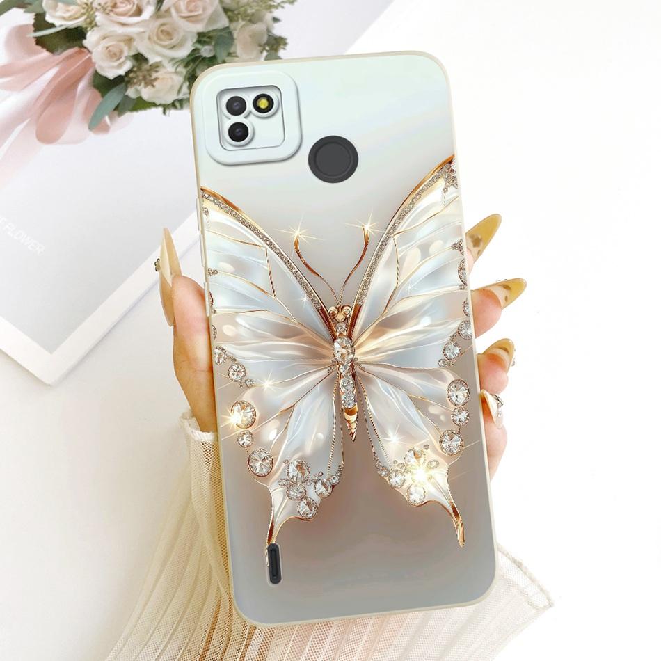 For Tecno Pop 4 LTE / Pop 4 Air Cute Cat Flower Cartoon Phone Case For Tecno Pop4 Lte 4Air Shockproof Soft Silicone Bumpers