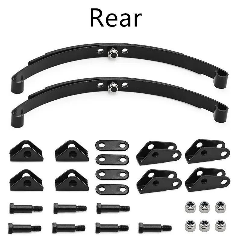 1/14 Tamiya RC Truck Steel Leaf Spring Set Front/Rear Suspension & Lifting Lugs for Tractor Trailer Model Car Replacement Parts