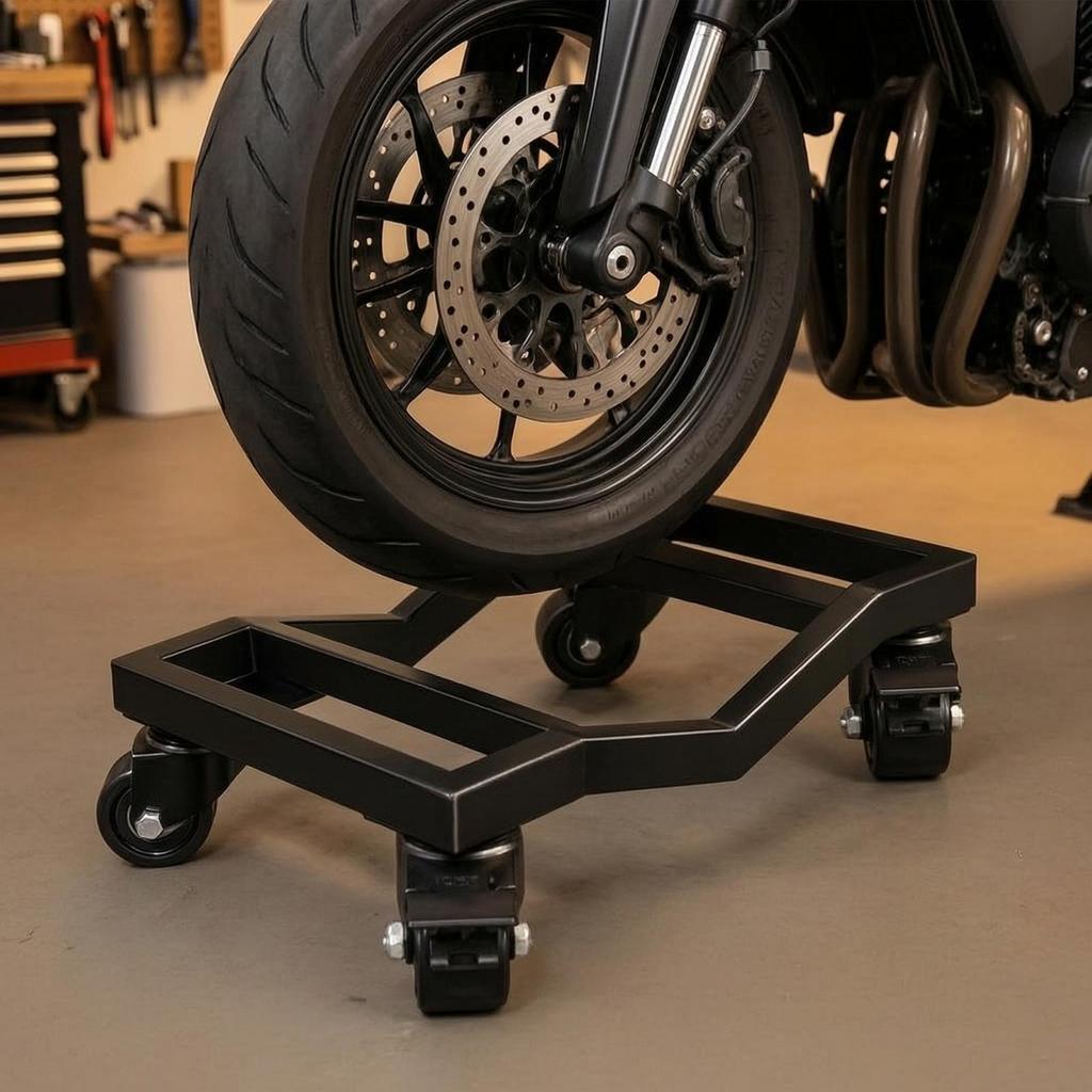 Low Profile Vehicle Mover Dolly with Brake Lever for Auto Body Shop and Garage