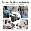 3-Port HDMI-Compatible Switcher Selector 4K/1080P with 1.8FT HDMI-Compatible Cable 3 in 1 Out for PS4 Xbox DVD Player Fire Stick