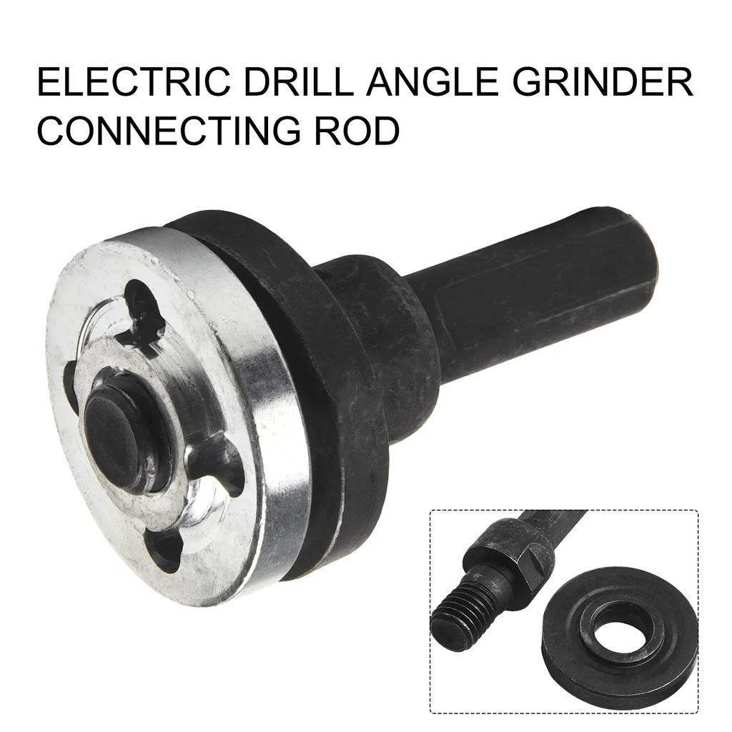 Steel Connecting Electric Drill To Angle Grinder Drill bit grinder Connecting Rod Adapter Accessory Polishing Surfaces Cavities