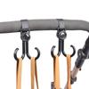 1/2Pcs Baby Stroller Double Hooks Multifunctional Hook For Bicycles Electric Vehicle Motorcycles Scooters Rotate Storage