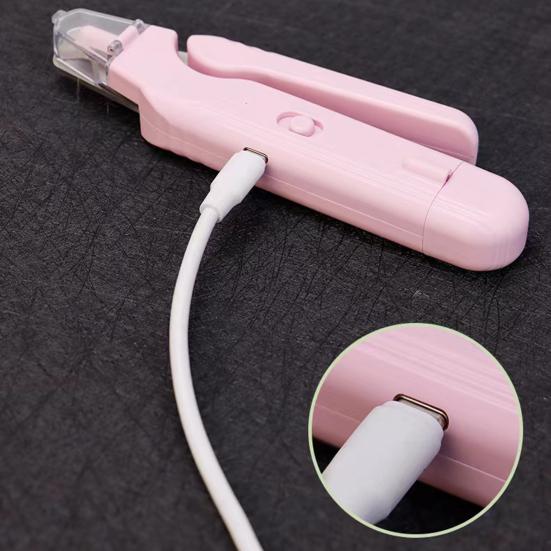 Tiernagelschneider mit LED-Licht Wiederaufladbar 2-in-1 Nagelknipser Und