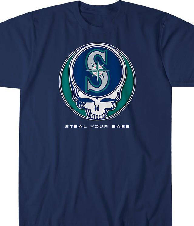 Seattle *Mariner Steal Your Base Navy Athletic T-Shirt Size S-5XL Fanmade Unisex T-Shirt