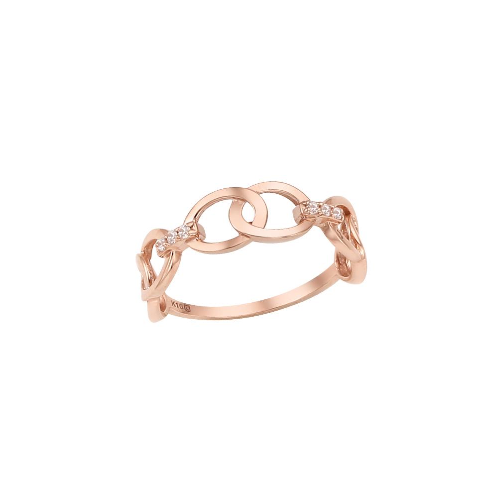 Lloyd Layered Chain Volume Up 10K Gold Ring Lrt20027T (B Type)