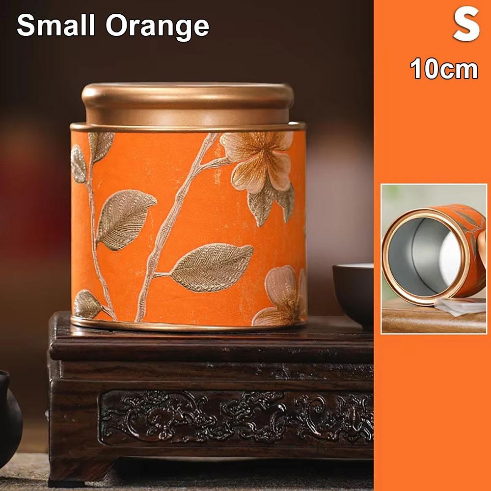 1Pcs Durable 10/19cm Empty Tea Can Green Black Tea Packaging Tea Sealed Jar Household Small Tinplate Storage Can