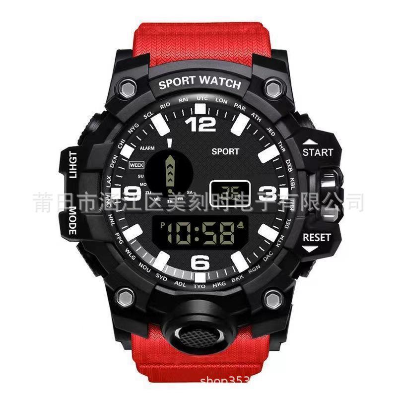 

Многофункциональные спортивные часы для улицы для мужчин, женщин и студентов OPP красный