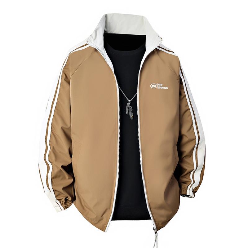 Fall Two-sided Casual Jacket Loose High Lapel Jacket Teen Men's Jacket Jacket