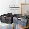 Multi Purpose Cloth Storage Basket For Home Organization With Sturdy Wooden Handles And Eco Friendly Design